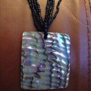 Abalone Beaded necklace from Mexico